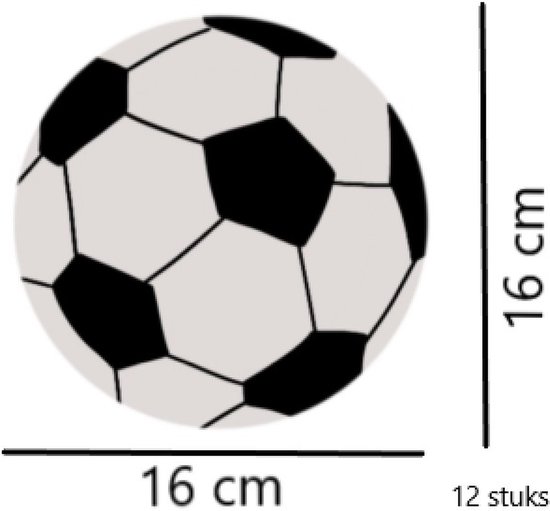 Foto: Voetbal sticker sticker voetbal voetbal sticker reiskoffer 12 stuks