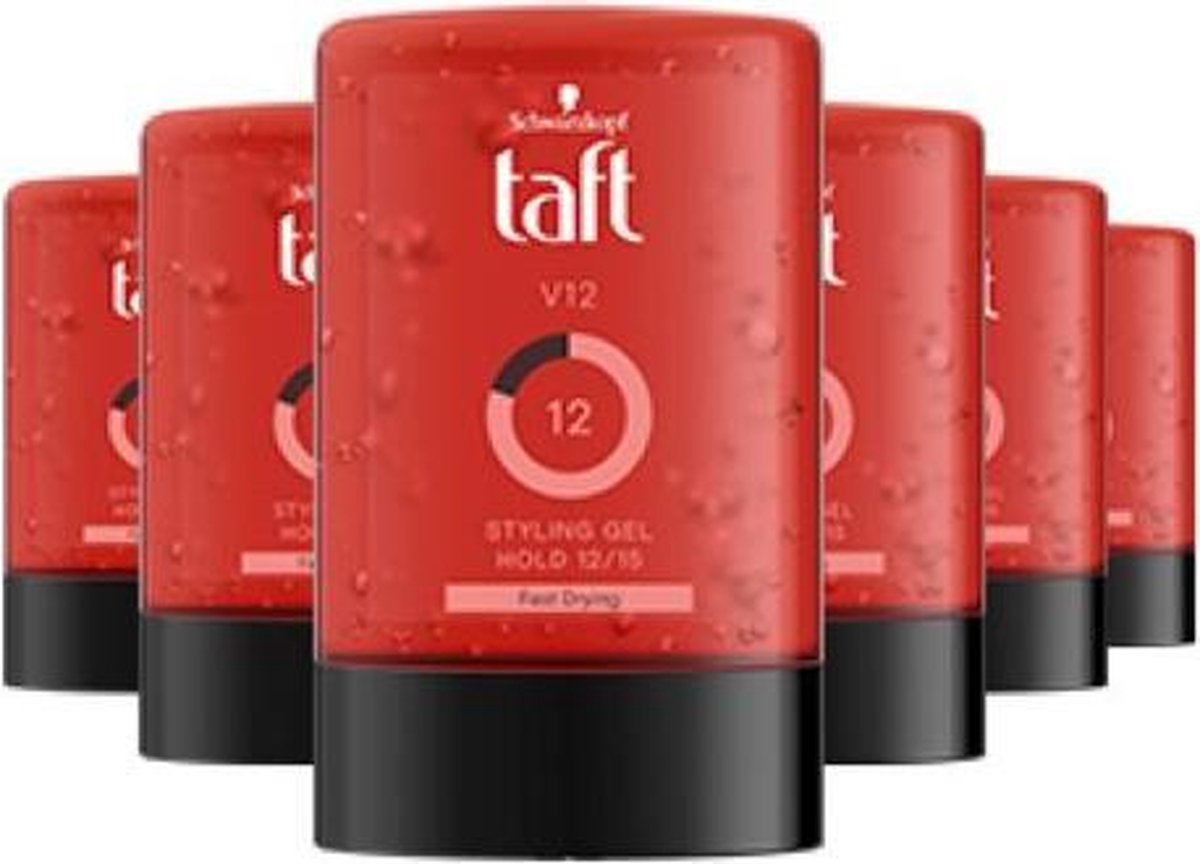 Taft V12 Power Gel tottle 6x 300ml - Grootverpakking