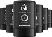Taft Unlimited Hold gel tottle 6x 300ml - Grootverpakking