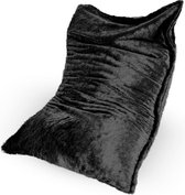 Drop & Sit Furry Zitzak - Zwart - 100 x 150 cm - Voor Binnen