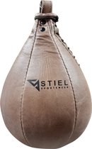 Stiel Speedball 25x17cm Leer Vintage bruin