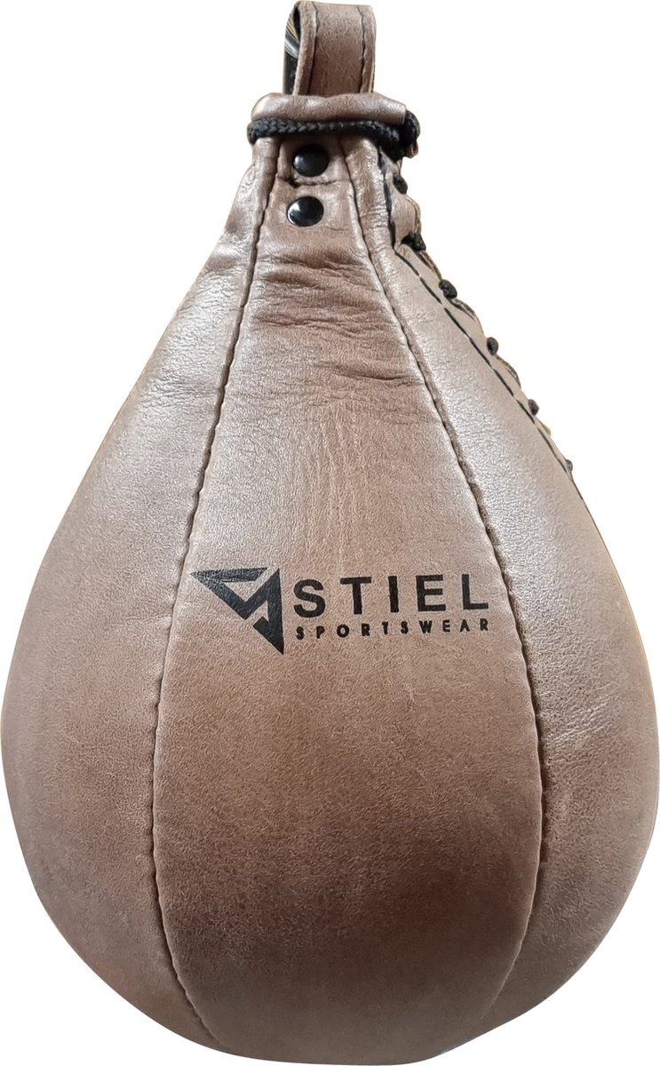 Stiel Speedball 25x17cm Leer Vintage bruin