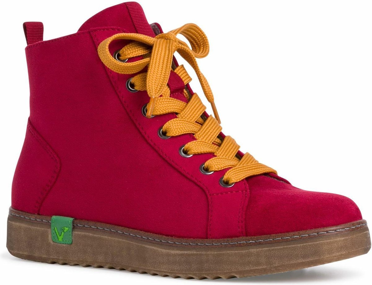 Jana Dames Half laarsje 8-8-25280-27 569 rood RELAX fit - Schoenen.nl
