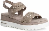 Marco Tozzi Dames Sandaaltje 2-2-28741-36 341 beige F-breedte Maat: 40 EU