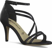 Tamaris Dames Sandaaltje 1-1-28327-26 020 zwart smal Maat: 39 EU