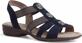 Jana Dames Sandaal 8-8-28165-26 985 blauw H-breedte Maat: 36 EU