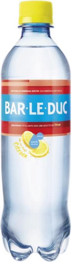 Bar le Duc Mineraalwater citroen 50 cl per petfles, krimp 12 flessen