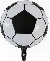 Voetbal Ballon - Sport - 45x45cm - Teamsport - Winnen - Ballonnen - Helium Ballon - Folie Ballon - Kinderverjaardag - Thema feest - EK / WK - Verjaardag - Folie ballon - Leeg - Versiering