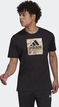 Adidas T-Shirt Camo Box Graphic - Maat M