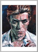 - Schilderij - David Bowie Painting - Multicolor - 71 X 51 Cm
