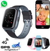 GPSHorlogeKids© – GPS horloge kind – smartwatch kinderen – whatsapp - videobellen – SMS – IP65 waterdicht – SOS alarm – incl SIM – SLIM Zwart