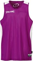 Spalding - Essential - Reversible Basketbal Shirt - Purple wit - Maat XL