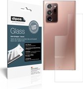 dipos I 2x Pantserfolie mat compatibel met Samsung Galaxy Note 20 Ultra 5G Achterkant Beschermfolie 9H screen-protector (expres kleiner dan het glas omdat het gebogen is)