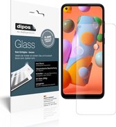 dipos I 2x Pantserfolie mat compatibel met Samsung Galaxy A12 Beschermfolie 9H screen-protector (expres kleiner dan het glas omdat het gebogen is)