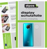 dipos I 2x Beschermfolie mat compatibel met Xiaomi Redmi K30 Ultra Achterkant Folie screen-protector (expres kleiner dan het glas omdat het gebogen is)