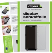 dipos I 2x Beschermfolie mat compatibel met Oukitel WP5 Pro (2020) Folie screen-protector (expres kleiner dan het glas omdat het gebogen is)