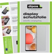 dipos I 6x Beschermfolie mat compatibel met Samsung Galaxy A42 5G Folie screen-protector (expres kleiner dan het glas omdat het gebogen is)