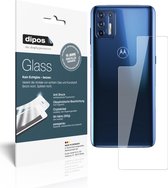 dipos I 2x Pantserfolie helder compatibel met Motorola Moto G9 Plus Achterkant Beschermfolie 9H screen-protector (expres kleiner dan het glas omdat het gebogen is)