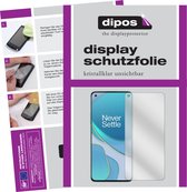 dipos I 2x Beschermfolie helder compatibel met OnePlus 8T Folie screen-protector (expres kleiner dan het glas omdat het gebogen is)
