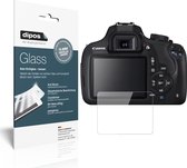 dipos I 2x Pantserfolie helder compatibel met Canon EOS 1200D Beschermfolie 9H screen-protector