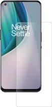 dipos I 2x Pantserfolie mat geschikt voor OnePlus Nord N10 5G Beschermfolie 9H screen-protector (expres kleiner dan het glas omdat het gebogen is)