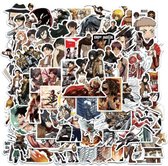 Attack On Titan Stickers - 50 Stuks - Anime - Manga - Cosplay - Levi - Eren - Mikasa - Attack On Titan Manga