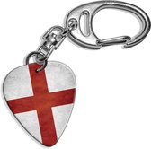 Plectrum sleutelhanger St George Engeland Vlag