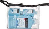 John Frieda Hydrate & Recharge Reisset Inclusief Reiscosmeticatasje - Shampoo en Conditioner, 600 ml