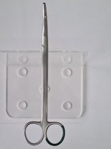 Belux Surgical / Set van 2 Dissecting schaar 17.5cm geboegen RVS / Herbruikbaar / Kleurcodering