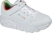 Skechers Uno Lite Rainbow Specks meisjes sneakers - Wit - Maat 37 - Extra comfort - Memory Foam