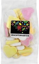 Bakker snoep - GROTE VRUCHTENHARTEN - Multipak 12 zakjes