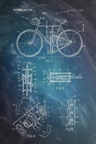 Bicycle Patent Drawing - Maxi Poster