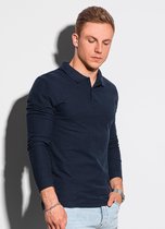 Heren - Poloshirt - Effen - Navy - L132-3