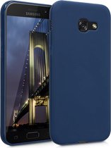 kwmobile telefoonhoesje geschikt voor Samsung Galaxy A5 (2017) - Hoesje voor smartphone - Back cover in marineblauw