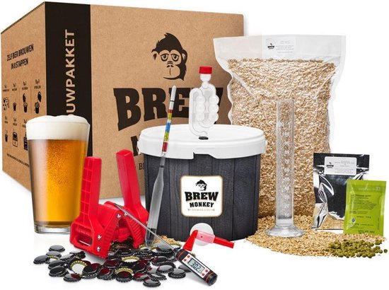 Brew Monkey Compleet IPA - Bierbrouwpakket - Zelf bier brouwen pakket pakket - Startpakket Brew Monkey Compleet IPA - Bierbrouwpakket - Zelf bier brouwen pakket pakket - Startpakket