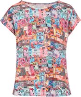 Cassis - T-shirt met dorpsprint - Multicolor
