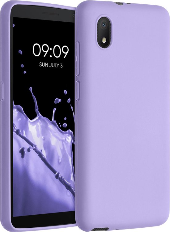 Cover Per Alcatel 1B 2020 Con Fessura Carta E Supporto - Custodia A Libretto In PU E TPU (Motivo Rosa)