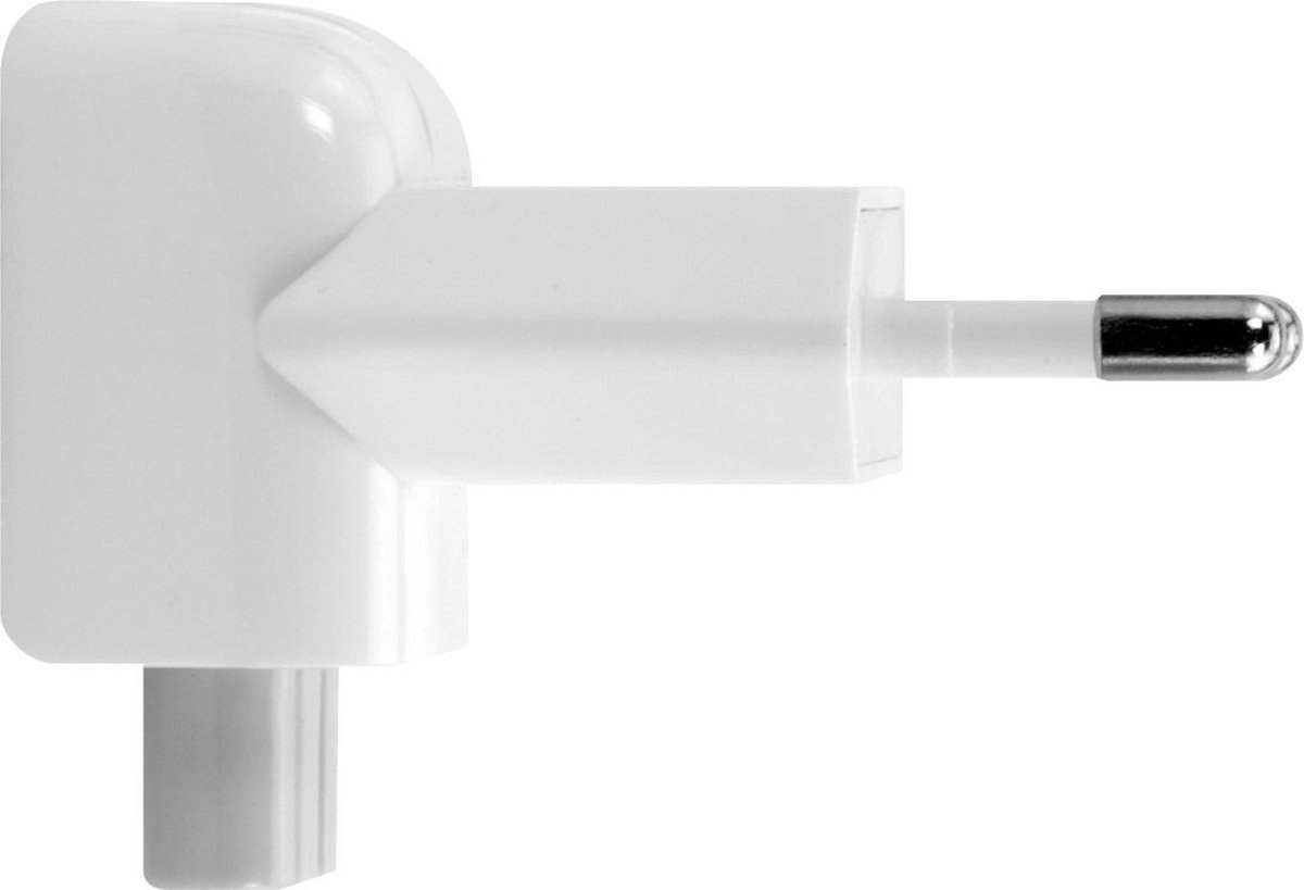 kwmobile 2-pins duckhead EU adapter - Compatibel met Apple iPhone en Macbook - Telefoon en tablet accessoires - Wit