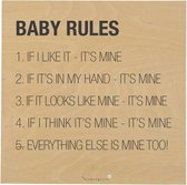 BLOOMINGVILLE MINI / QUOTEBORD BABYRULES