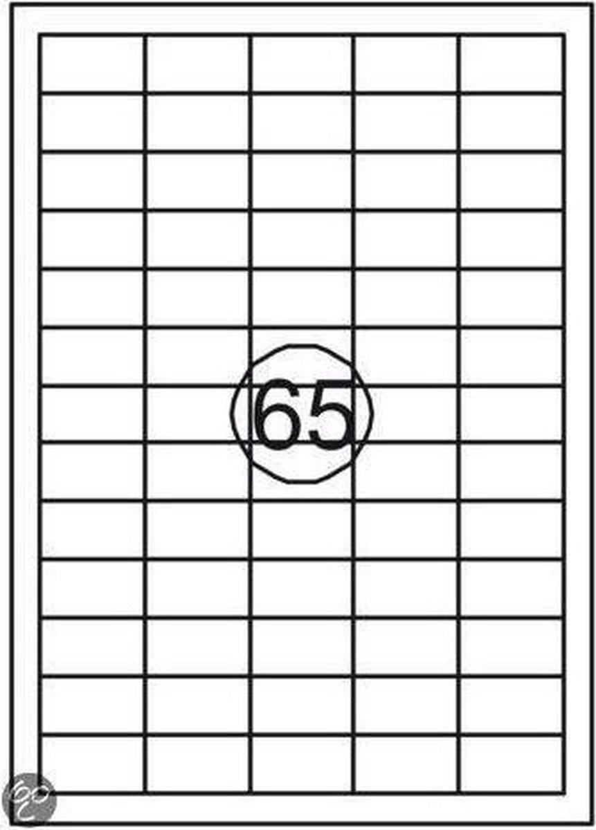 Etiket Quantore 38X21.2Mm 6500St