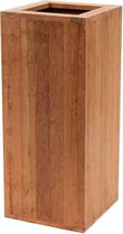 Teak Bloembak Pilaar | 20x20x50cm