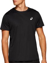 Asics Core SS Sportshirt - Maat XL  - Mannen - zwart