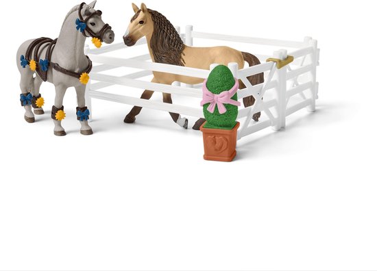 Schleich Horse Club Speelfigurenset - De Grote Paardenshow - Kinderspeelgoed voor Jongens en Meisjes - 5 tot 12 jaar - 116 Onderdelen - 42466 - Schleich