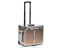 Podostar Pedicure koffer - Rose Gold Disco - Op wielen