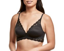 Maidenform Pure Comfort Convertible Bralette Vrouwen Beha - Zwart - Maat 75 B