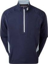 Heren Golf regenpull - Footjoy Hydroknit Pullover - 1/2 zip - Blauw - S