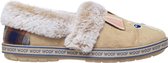 Skechers Too Cozy Dog-Attitude pantoffels taupe - Maat 37