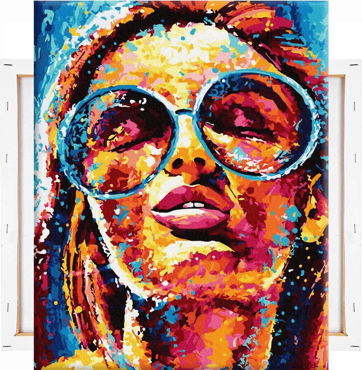 Schilderen Op Nummer Volwassenen DIY Paint By Number Compleet Hobby Pakket op Frame met Vernis - ®Arty Bee - Zomerse Vibes 40x50cm — afbeelding 9