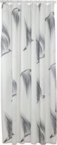Sealskin Birds - Rideau de douche 180x200 cm - Polyester - Noir / Blanc