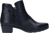 Jana Dames Enkellaars 25307-001 Zwart - Wijdte H - Maat 40